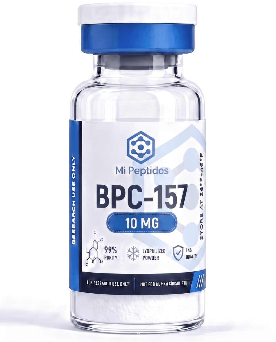 Vial de BPC-157 para investigación